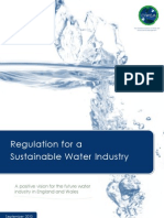 Regulation For A Sustainable Water Industry