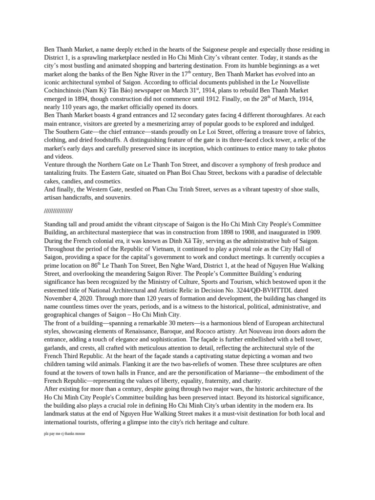 Script English | PDF | Ho Chi Minh City