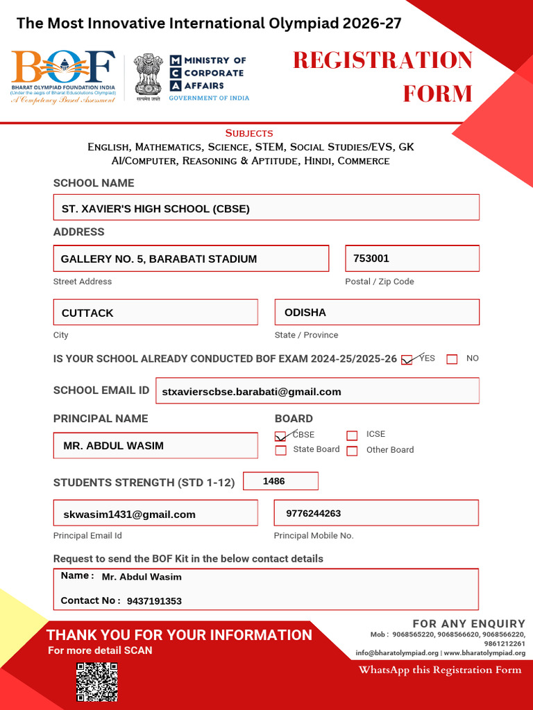 BOF Registration Form_2026 (8) | PDF