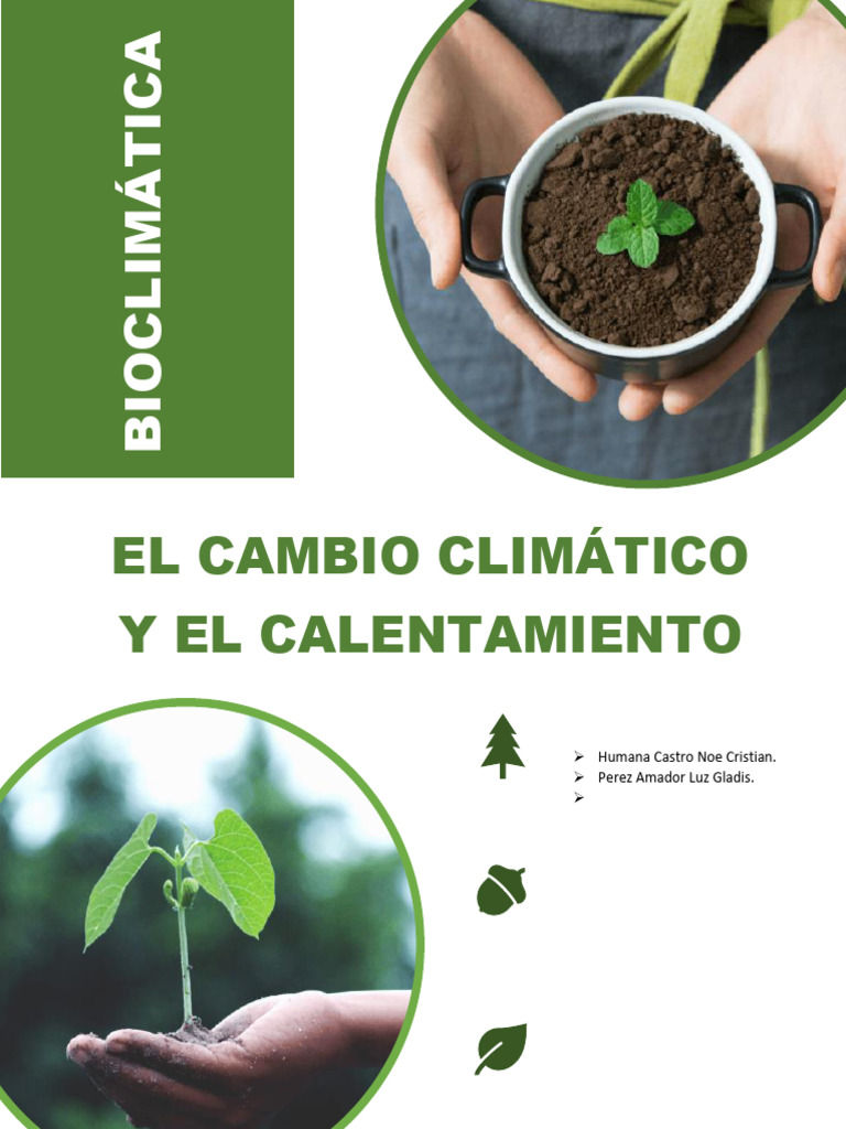 El Cambio Climático y El Calentamiento Global | PDF | Gases de efecto ...