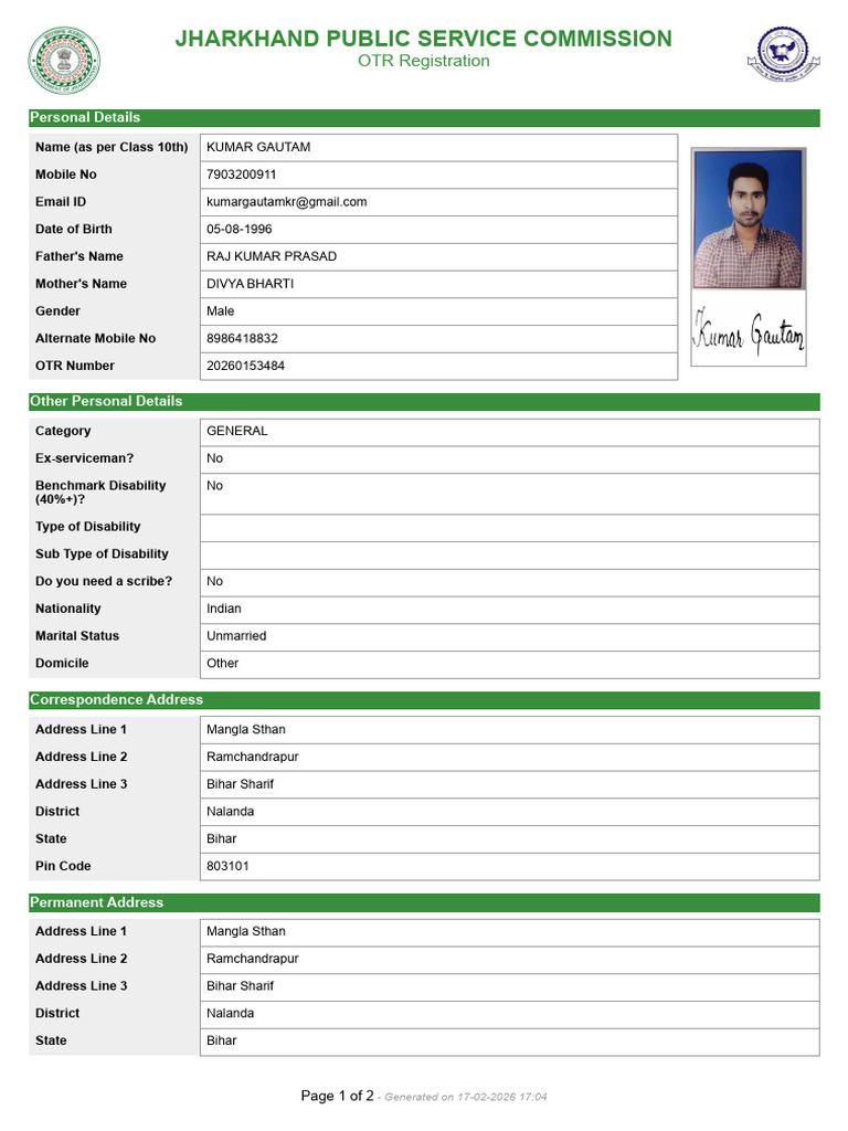 OTR Registration Enhanced | PDF | Vocational Education | Educational Stages