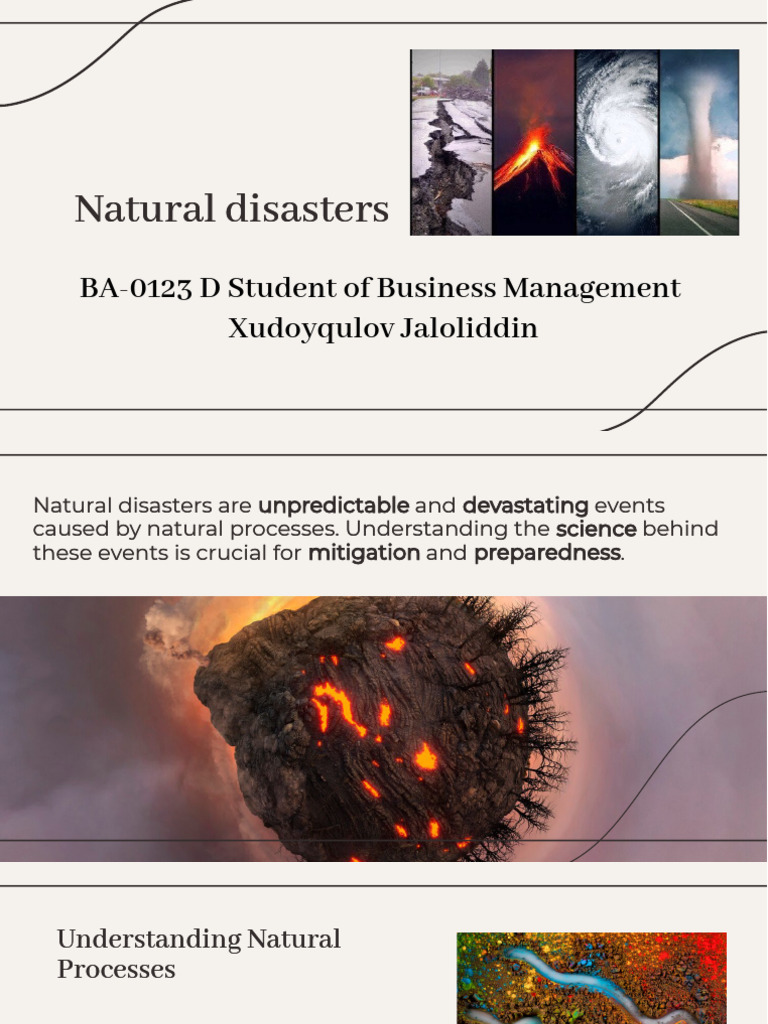 Natural Disasters | PDF