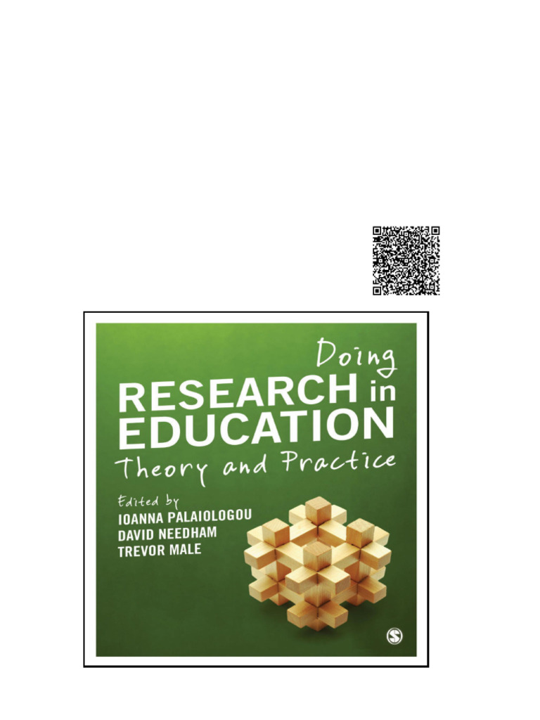 Doing Research in Education Ioanna Palaiologou & David Needham & Trevor ...