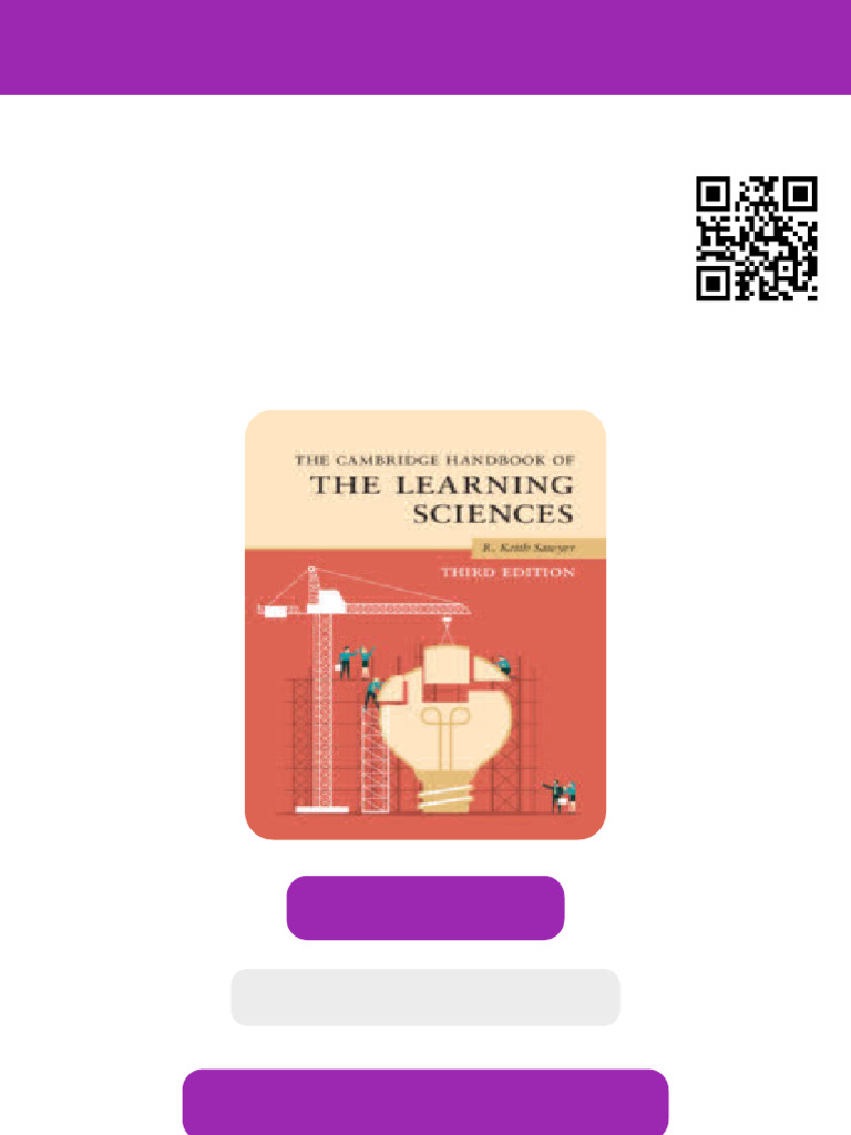 The Cambridge Handbook of The Learning Sciences 2022 3rd Edition R ...