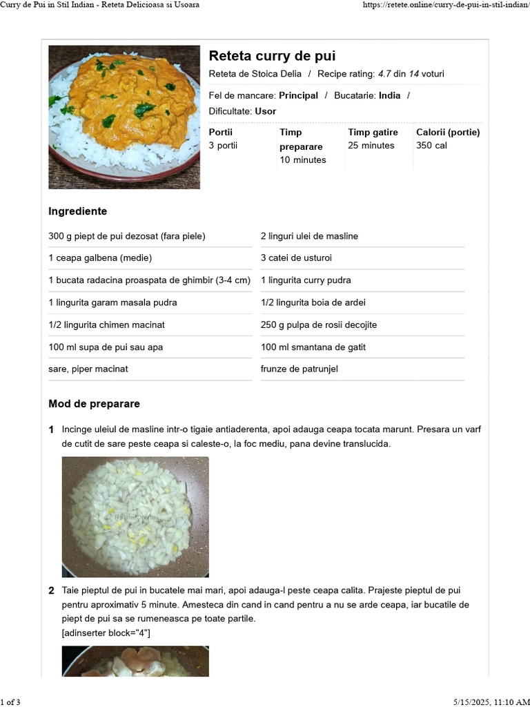 Pui Curry | PDF