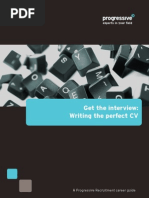 Writing The Perfect CV