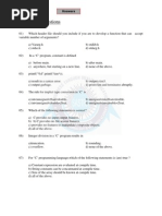 C Aptitude Questions 50