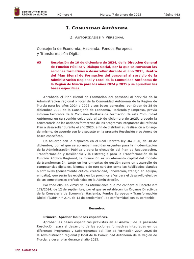 Acciones Formativas 2025 | PDF | Privacidad de la información | Business