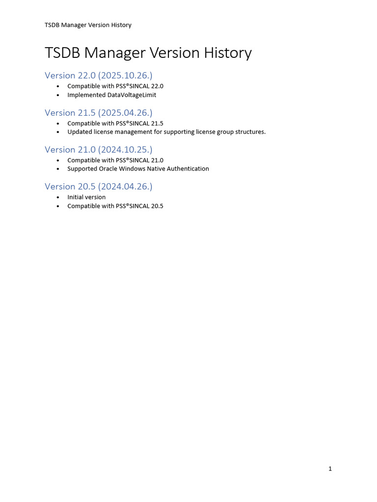 Version Log | PDF