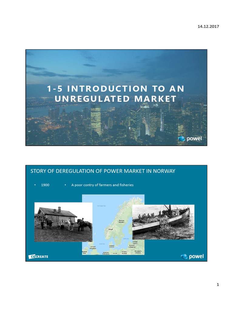 1-5 - Introduction To An Unregulated Power Market | PDF ...