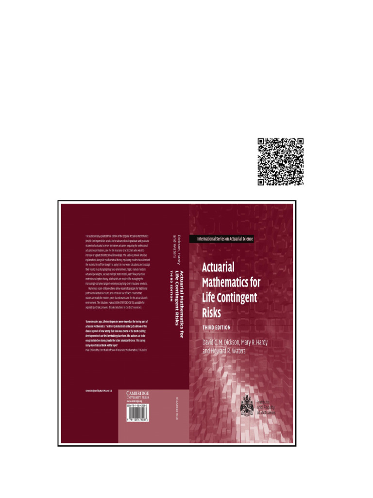 Actuarial Mathematics For Life Contingent Risks 3rd Edition | PDF ...