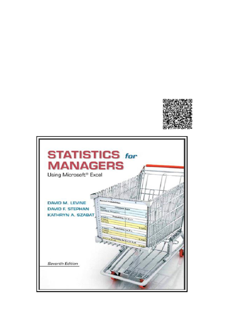 (Test Bank) Statistics For Managers Using Microsoft Excel 7Th Edition ...