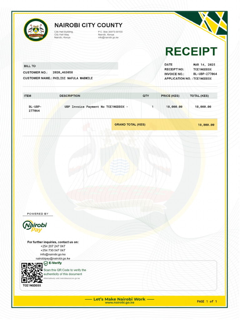 Ubp Invoice Payment No Tce1ngdd3x | PDF