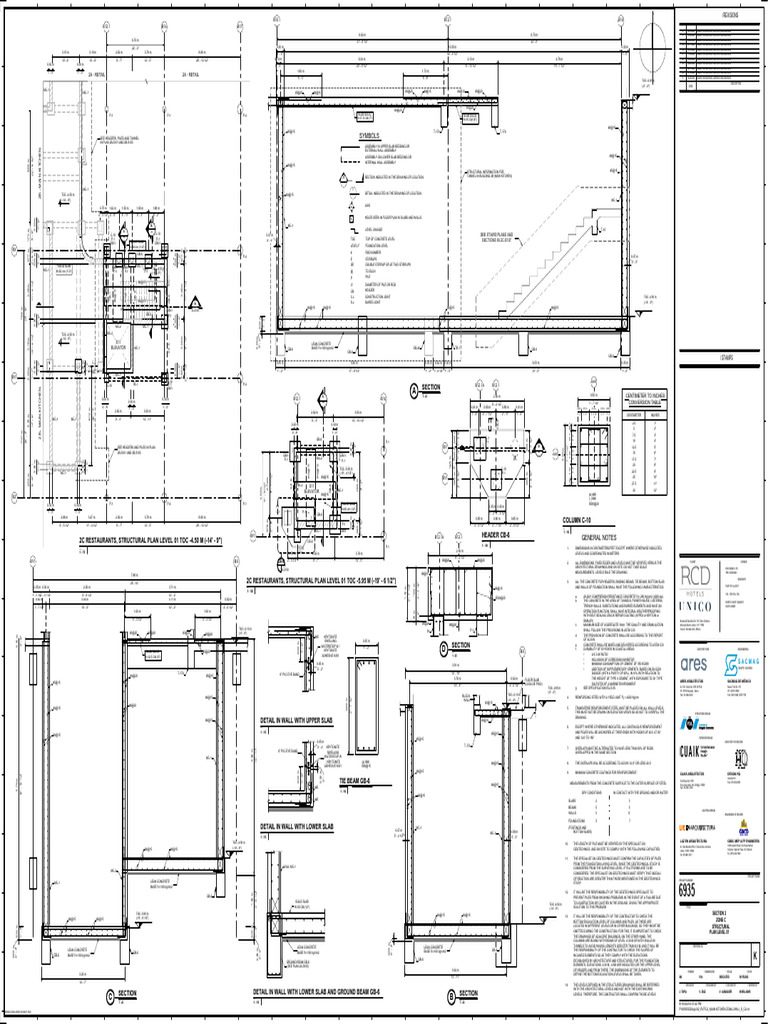 2a-S103 Section 2, Zone A, Structural, Plan Level 01 | PDF | Civil ...