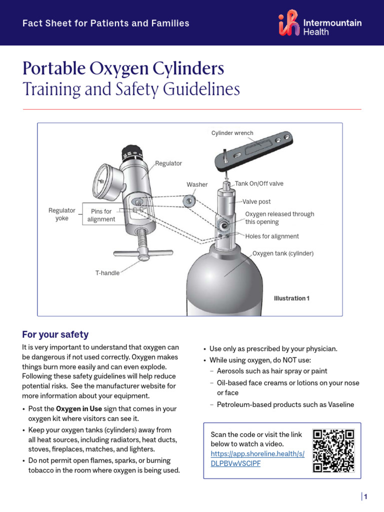 Portable Oxygen Cylinders Training and Safety Guidelines (Homecare ...