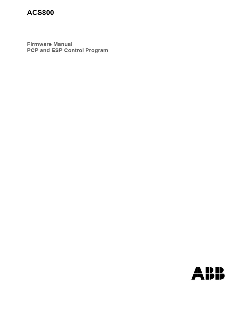 En Acs800 Pcp Esp Fw b | PDF