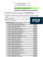 UNEB divulga relação de candidatos isentos do vestibular 2011