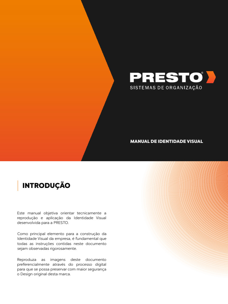 Manual de Identidade Presto | PDF | Cor | Design gráfico