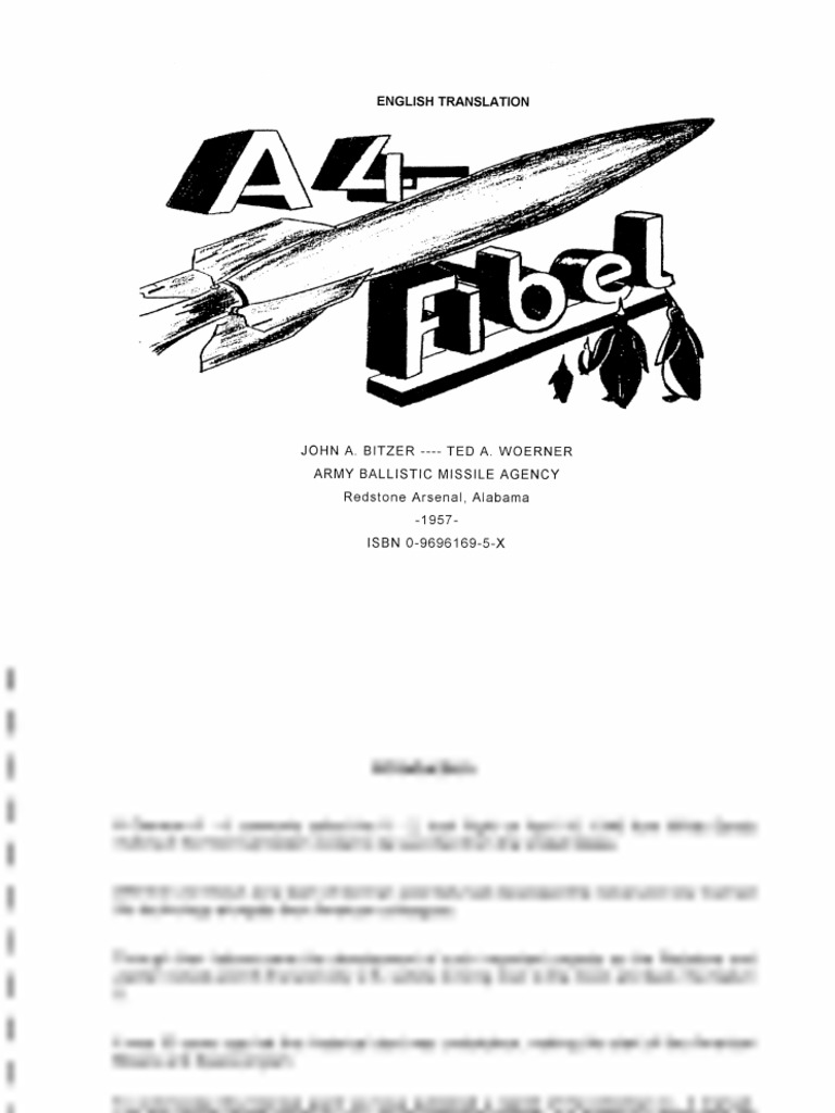 V 2 A 4 Rocket Operations Manual | PDF