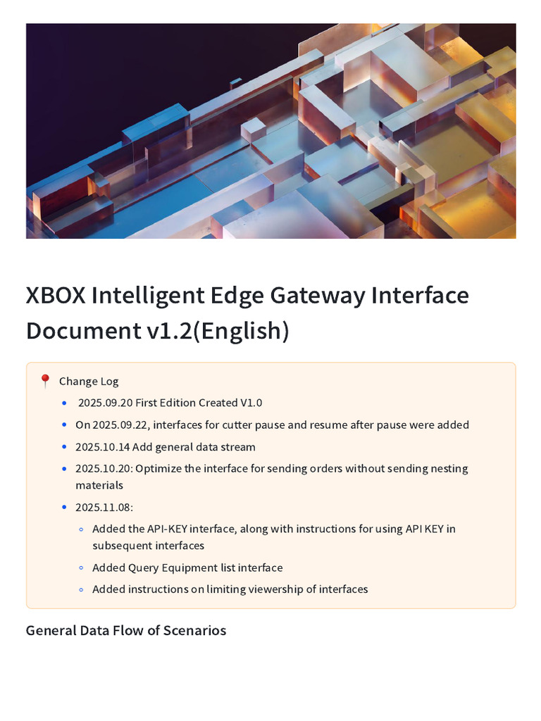 XBOX Intelligent Edge Gateway Interface Document v1.2 (English) | PDF ...