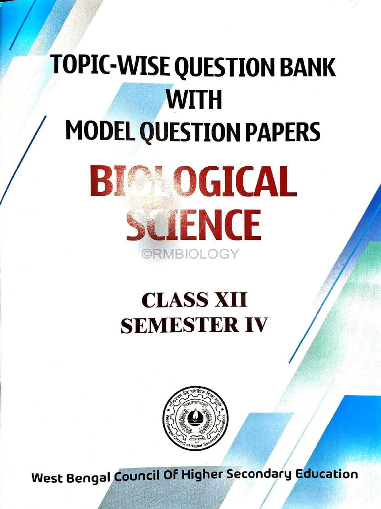 Biology model set sem4 | PDF