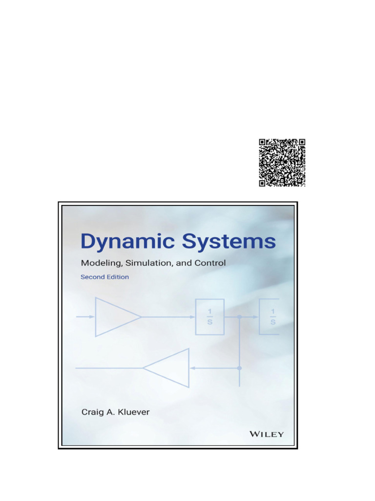 Dynamic Systems Modeling Simulation and Control Craig A. Kluever | PDF ...