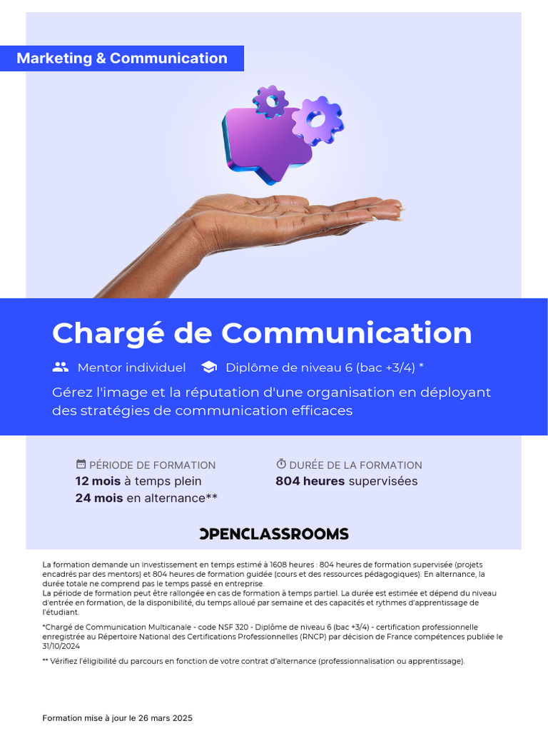 2086 Charge de Communication FR FR Standard | PDF | Commercialisation ...