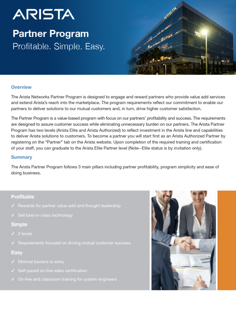 USA PartnerProgram Brochure | PDF | Profit (Economics) | Business Economics
