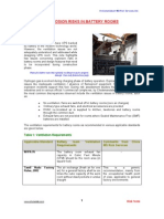 Risk Note on Explosion Risks in Battery Rooms