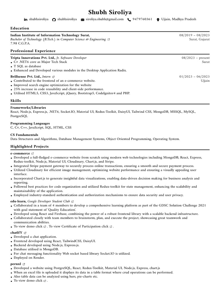 Resume 180424 | PDF | Databases | Microsoft Sql Server