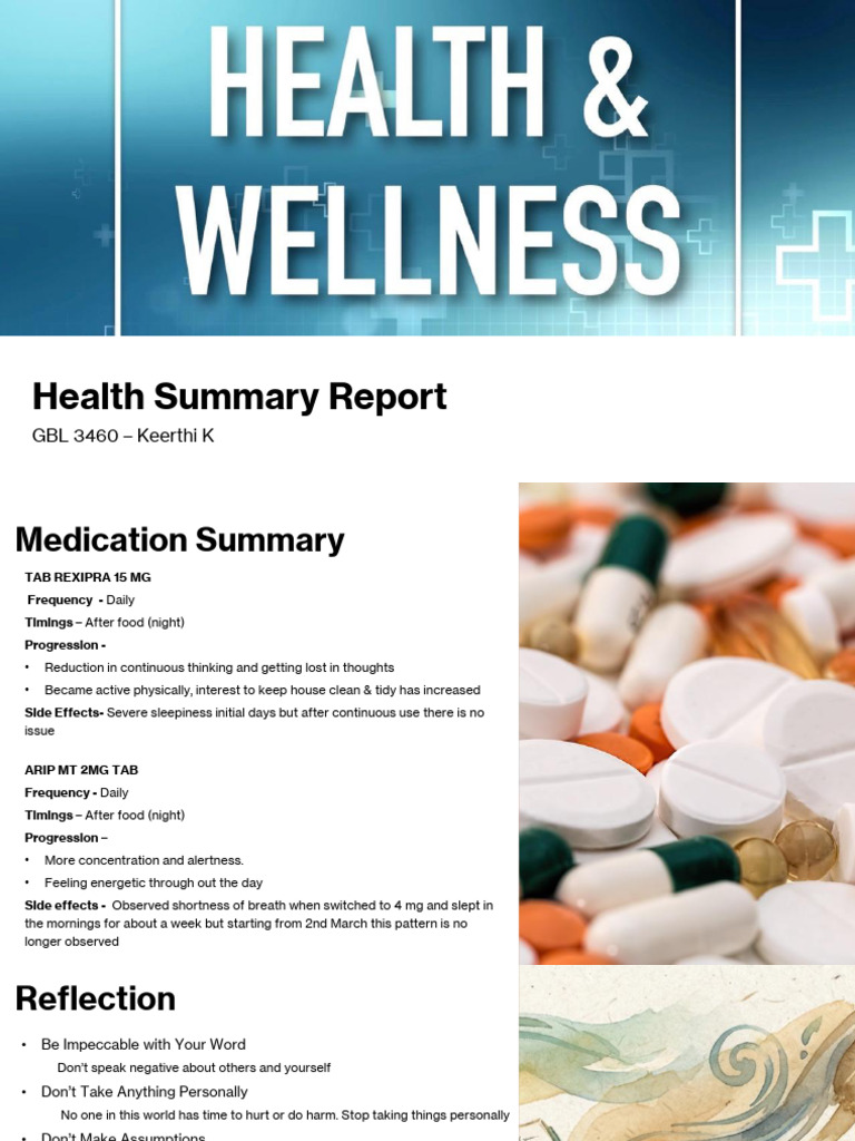Health Summary Report | PDF