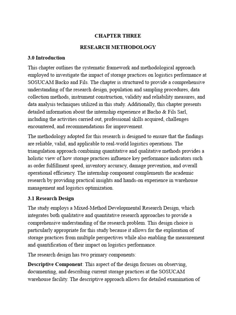 Chapter 3 Research Methodology 14pages | PDF | Validity (Statistics ...