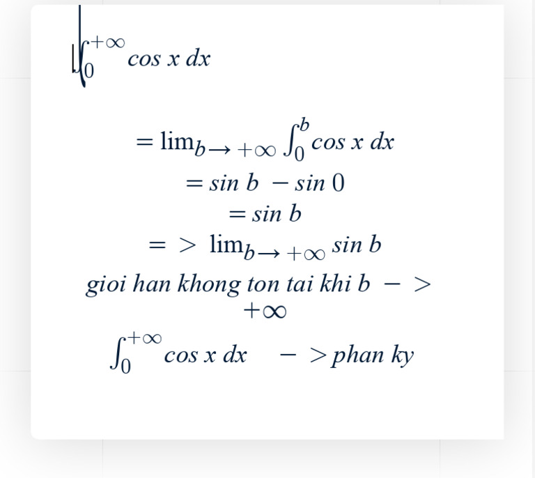 Query Integral From 0 To+infinity of Cos X 4 | PDF