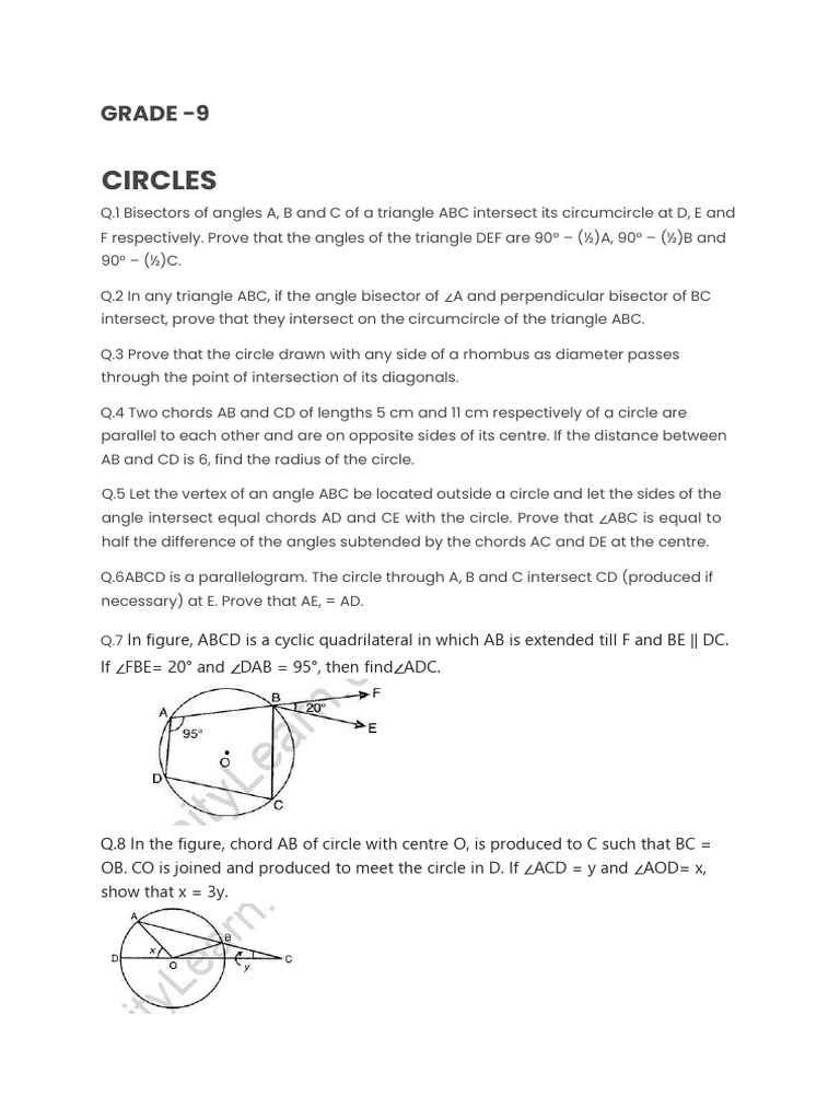 Circles | PDF