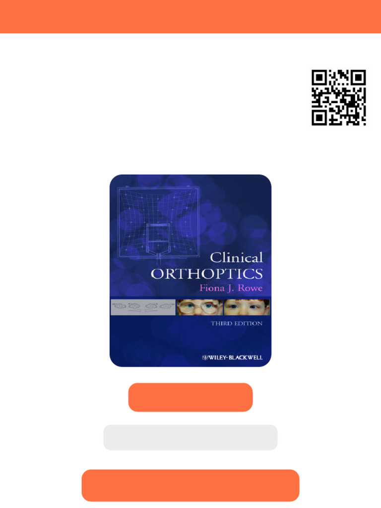 Clinical Orthoptics 3rd Edition Fiona J. Rowe Ebook Testbank