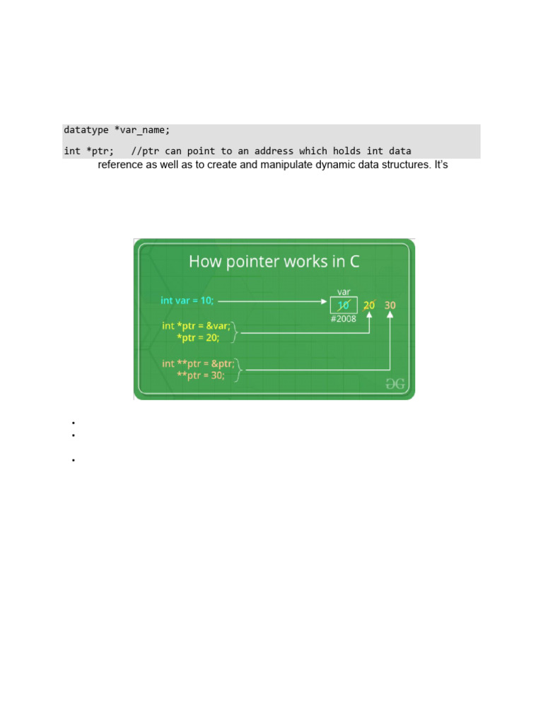 Pointer C++ | PDF | Pointer (Computer Programming) | C++
