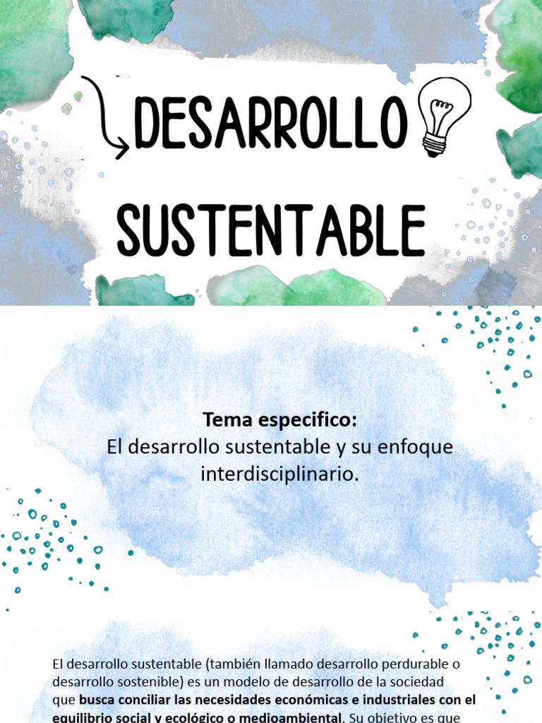 Conferencia Desarrollo Sustentable. 01 de Marzo | PDF | Sustentabilidad ...