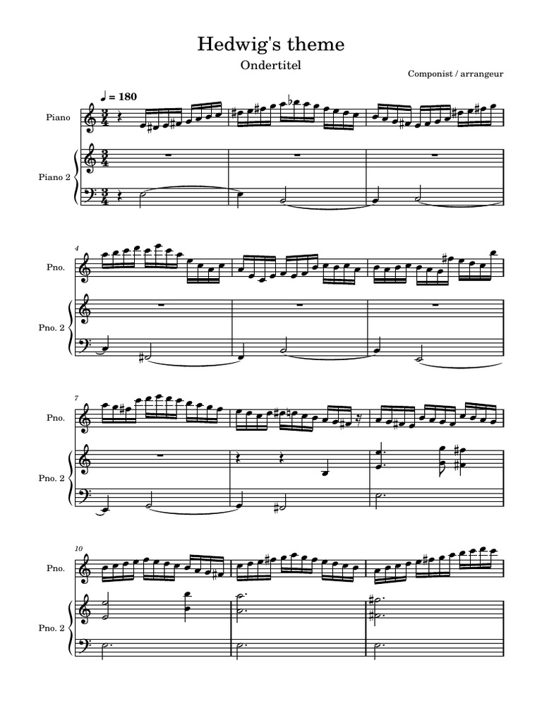 Hedwig's theme | PDF