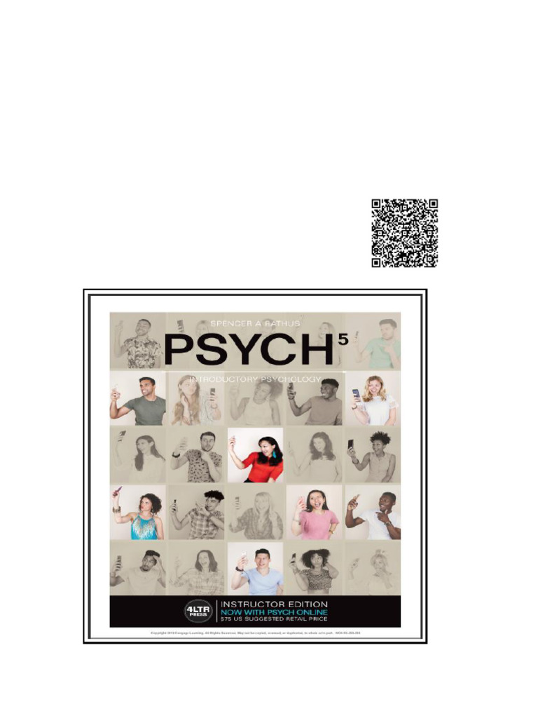 (Test Bank) PSYCH 5 Introductory Psychology 5th Edition | PDF | Metre ...
