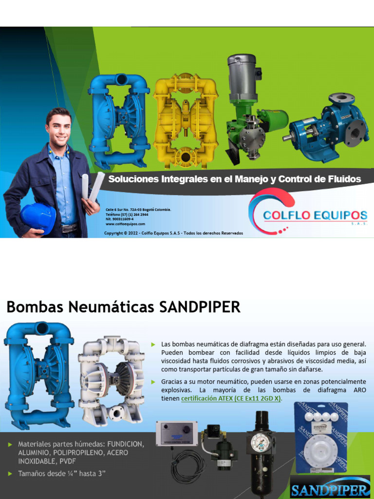 CATALOGO COLFLO EQUIPOS 2025 - Compressed | PDF | Bomba | Agua