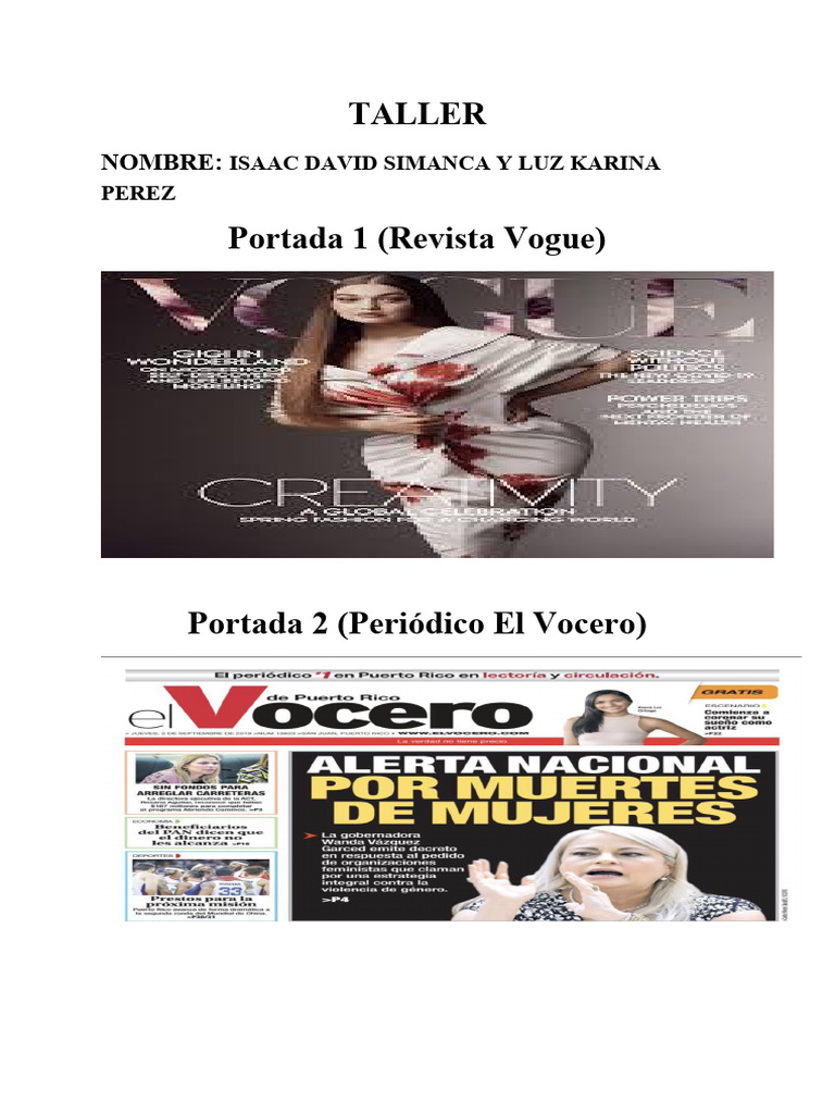 Taller | PDF | Moda