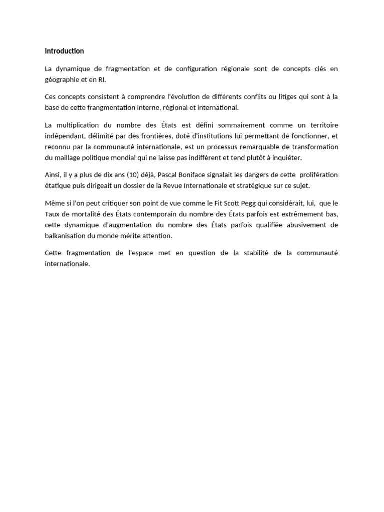 Introduction-Grands Problèmes2.0 | PDF | Droit des peuples à disposer d ...