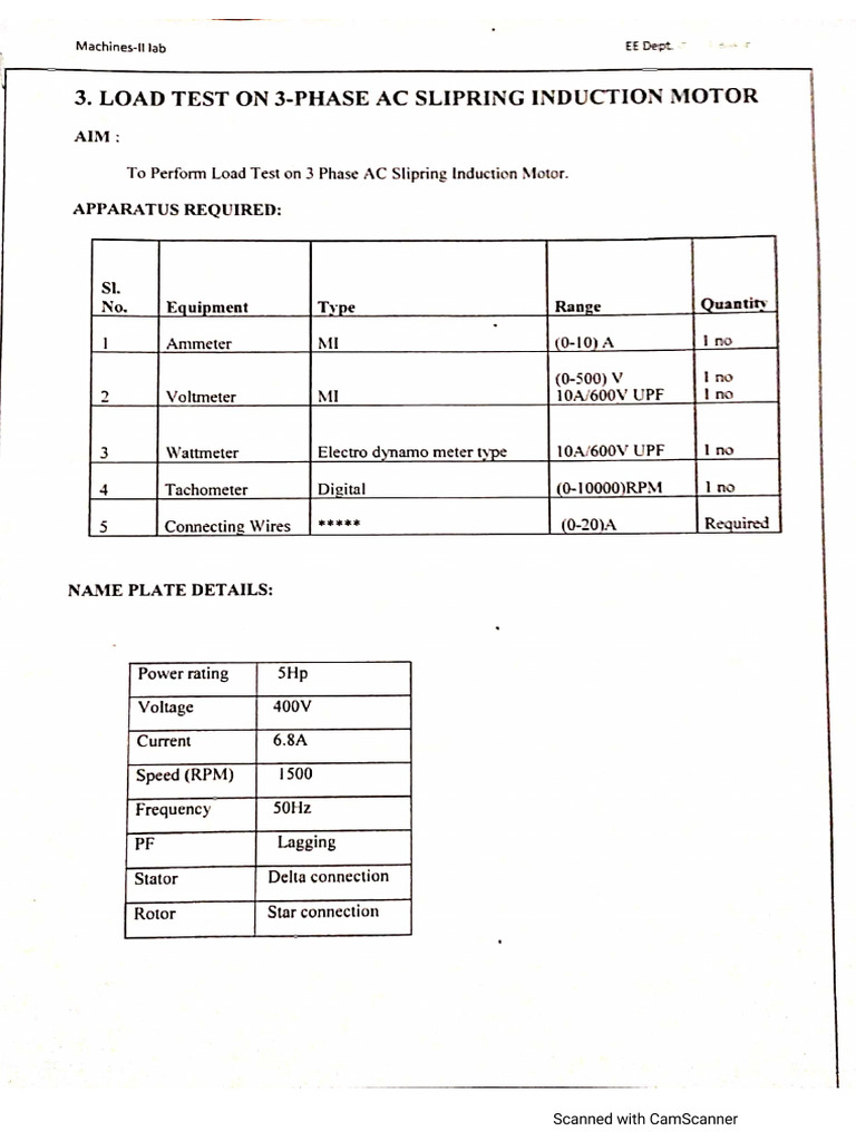 Machine - II Practical - 2 | PDF