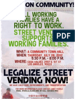 Legalize Street Vending Townhall