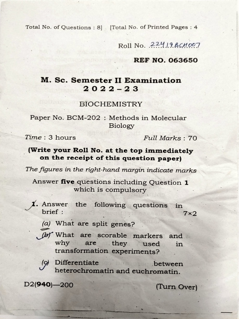 2nd Sem PYQ | PDF | Antibody | Antigen
