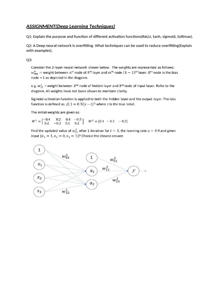 DL Assignment | PDF
