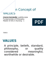 Christian Concept of VALUES2