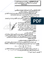 المجال المغناطيسي المحدث من طرف التيار الكهربائي