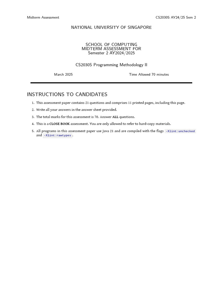 Midterm 2425 s2 With Comments | PDF | Parameter (Computer Programming ...