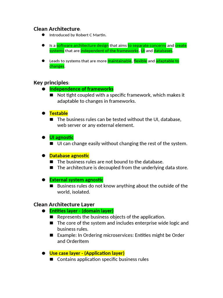 Clean Architecture | PDF